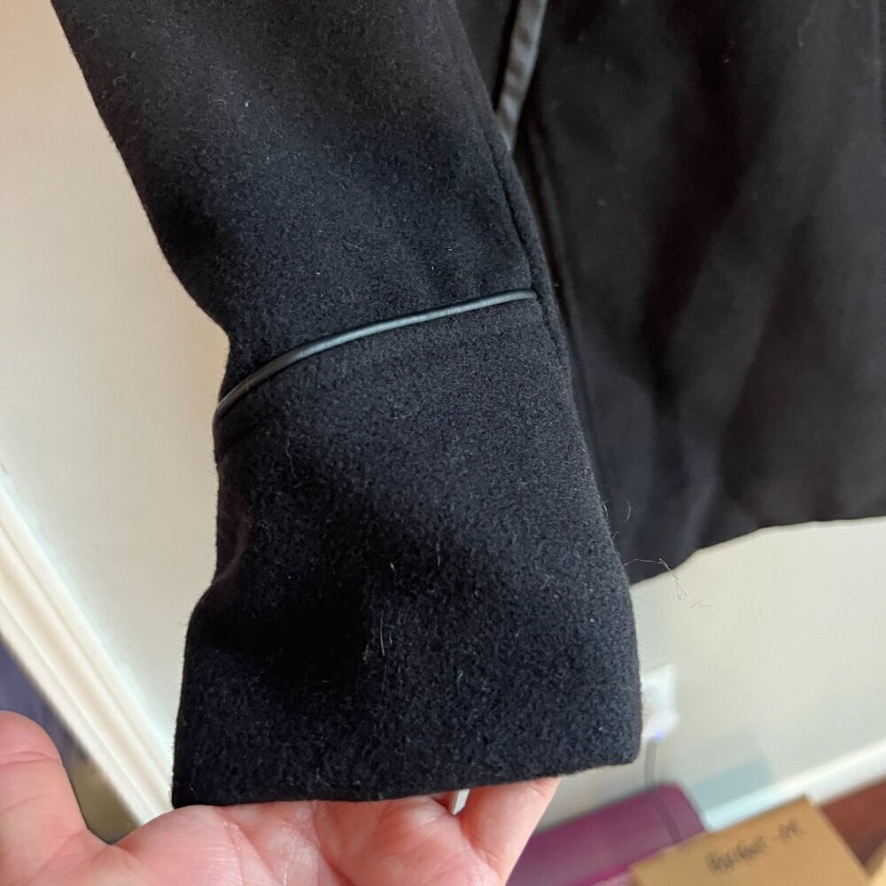 Maralyn & Me Winter Cold Weather Parka Coat Small Black 6954ME-E9 - Picture 2 of 9
